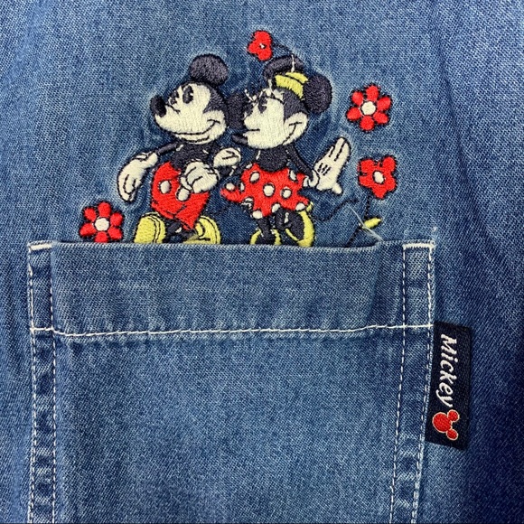 Mickey Unlimited Vintage 90s Cute Embroidered Top - Picture 4 of 8